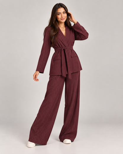 Striped Formal Suit